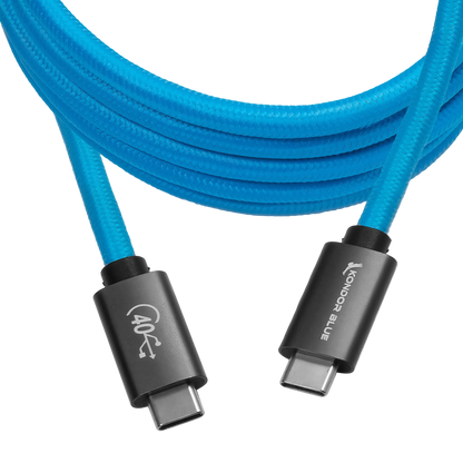 Thunderbolt 4 Compatible USB 4.0 Type C Cable Blazing 40G Speeds 5A 100W