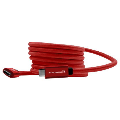 Thunderbolt 4 Compatible USB 4.0 Type C Cable Blazing 40G Speeds 5A 100W