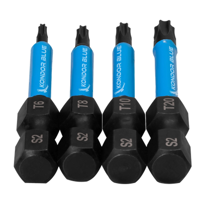 4 Pack of Torx in 50mm BIT PACK