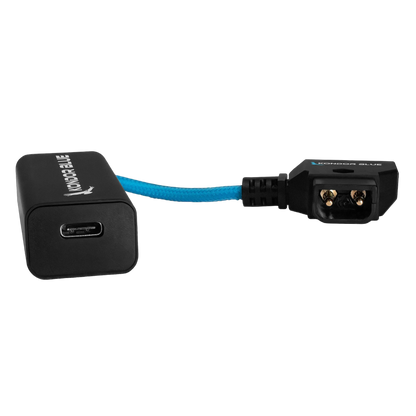 6” D-Tap to (Female) USB-C PD Cable - 2-Way Battery Charging Power