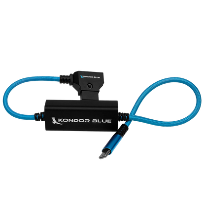 16" D-Tap to USB-C Power Delivery Cable for Mirrorless Cameras & Laptops