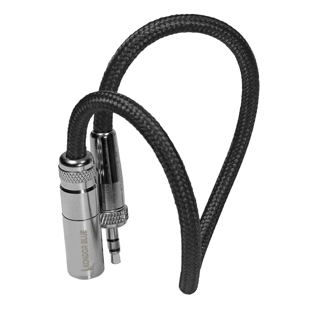 12" Mini XLR Male to 3.5mm TRS Locking Adapter Cable for Lavalier Mics