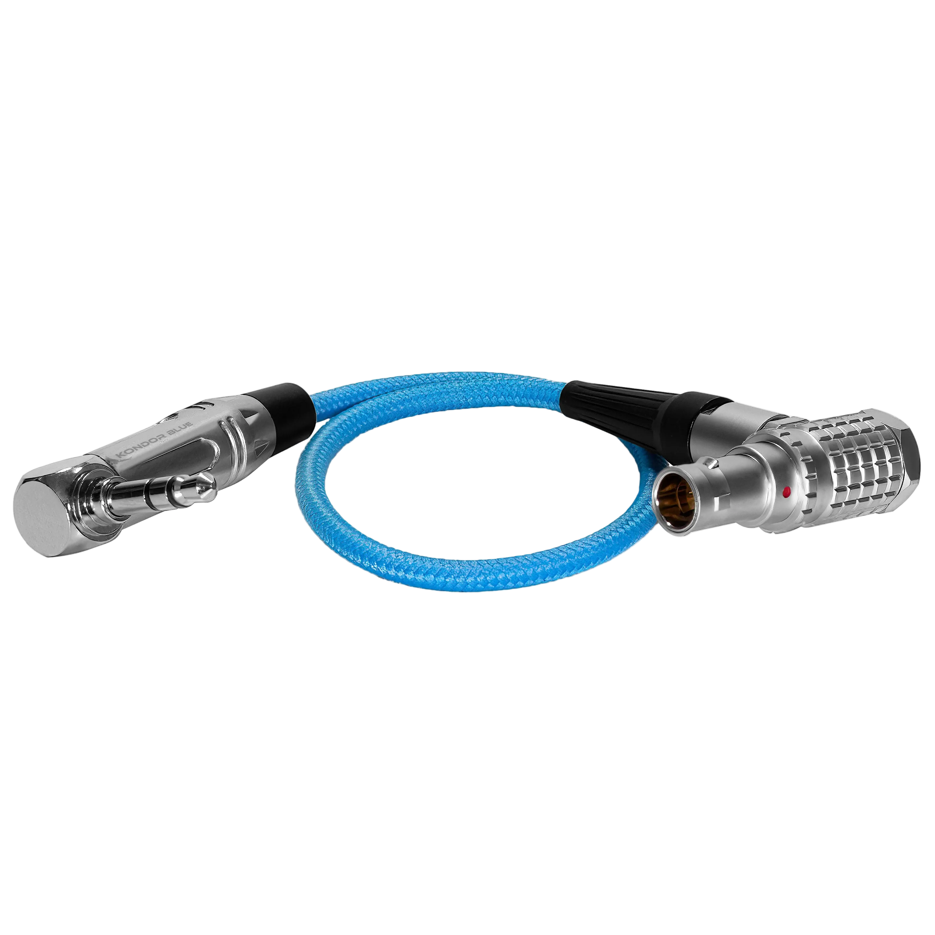 10" EXT LEMO 9 Pin to 3.5mm Right Angle Time Code Cable for Komodo/Raptor