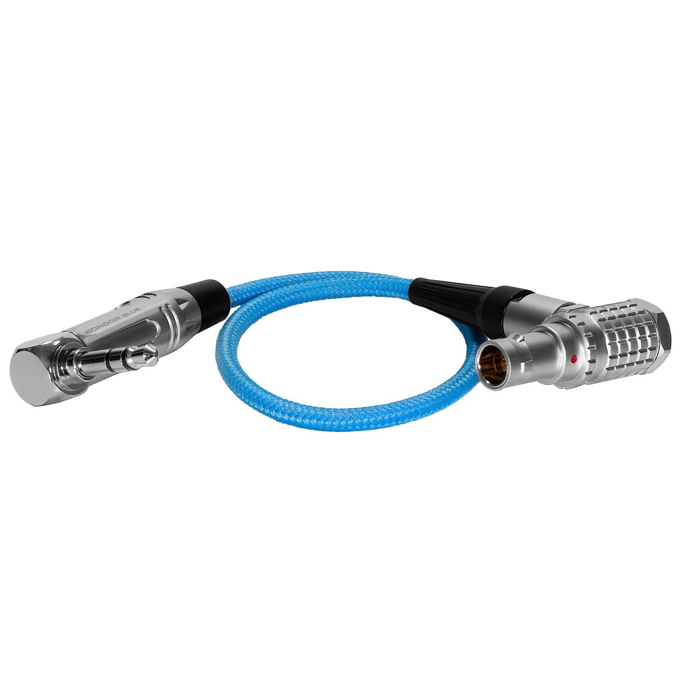 10" EXT LEMO 9 Pin to 3.5mm Right Angle Time Code Cable for Komodo/Raptor