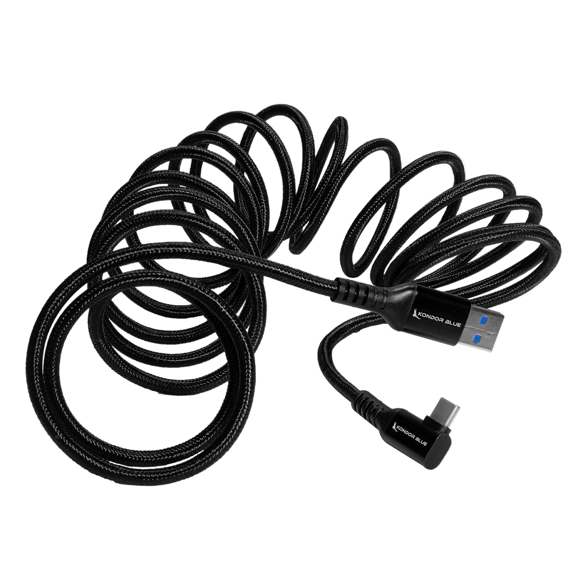 USB-A to USB-C 3.0 Right Angle High Speed Data and Charging Cable 3A 60W 5G