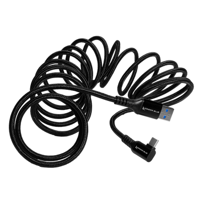 USB-A to USB-C 3.0 Right Angle High Speed Data and Charging Cable 3A 60W 5G