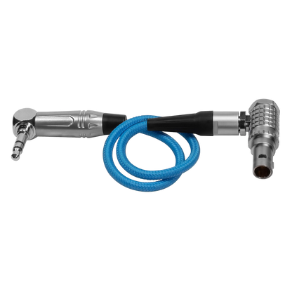 10" LEMO 5 Pin to 3.5mm Right Angle Time Code Cable for ARRI Alexa