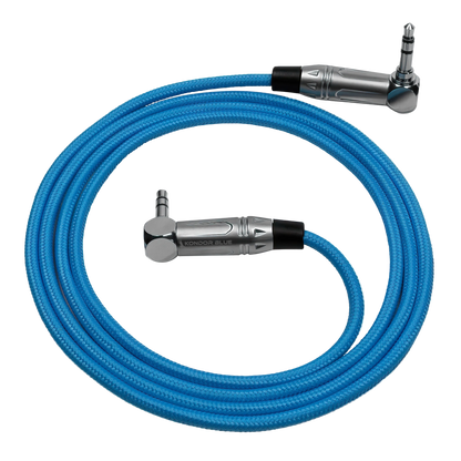 48" 3.5mm Right Angle TRS Stereo Audio Cable