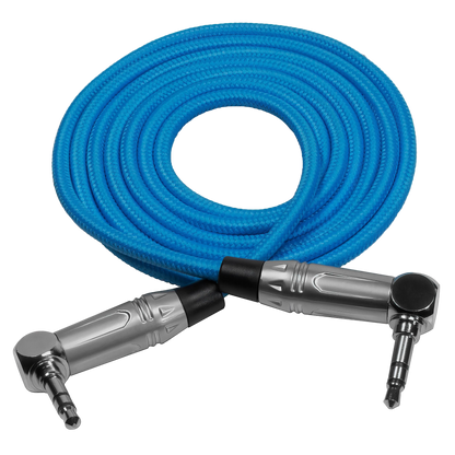 48" 3.5mm Right Angle TRS Stereo Audio Cable