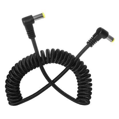 DC to DC 2.1/5.5 Male Coiled Power Cable