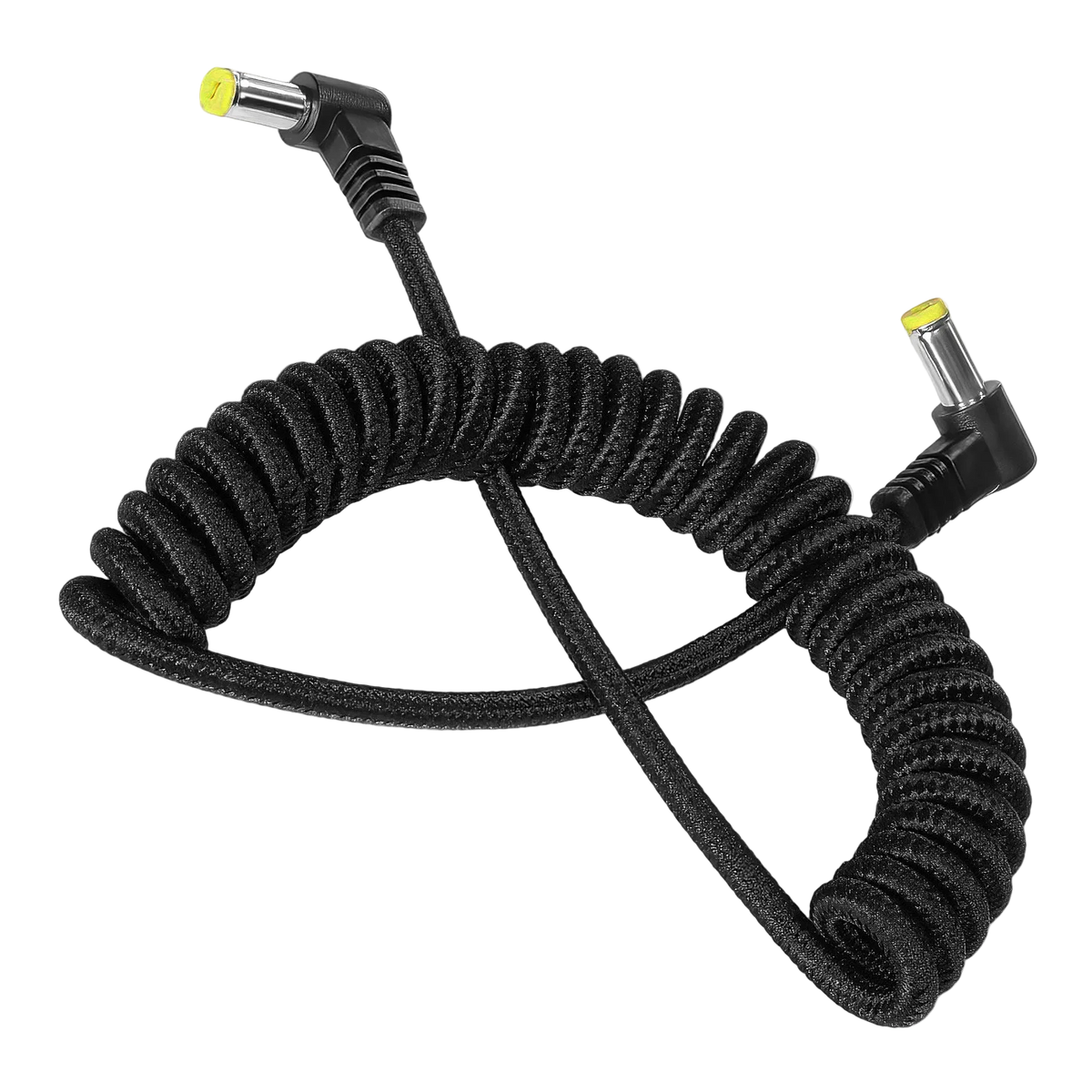 DC to DC 2.1/5.5 Male Coiled Power Cable