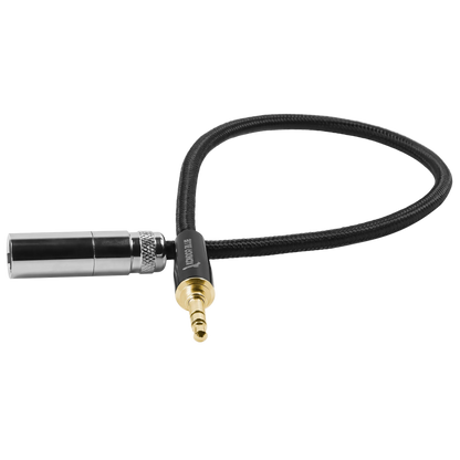 14” Mini XLR to Gold 3.5mm Stereo Plug for Line Level Devices