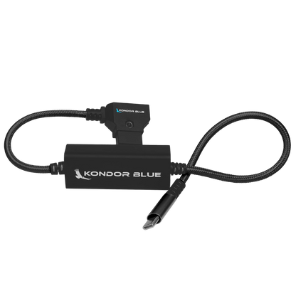 16" D-Tap to USB-C Power Delivery Cable for Mirrorless Cameras & Laptops