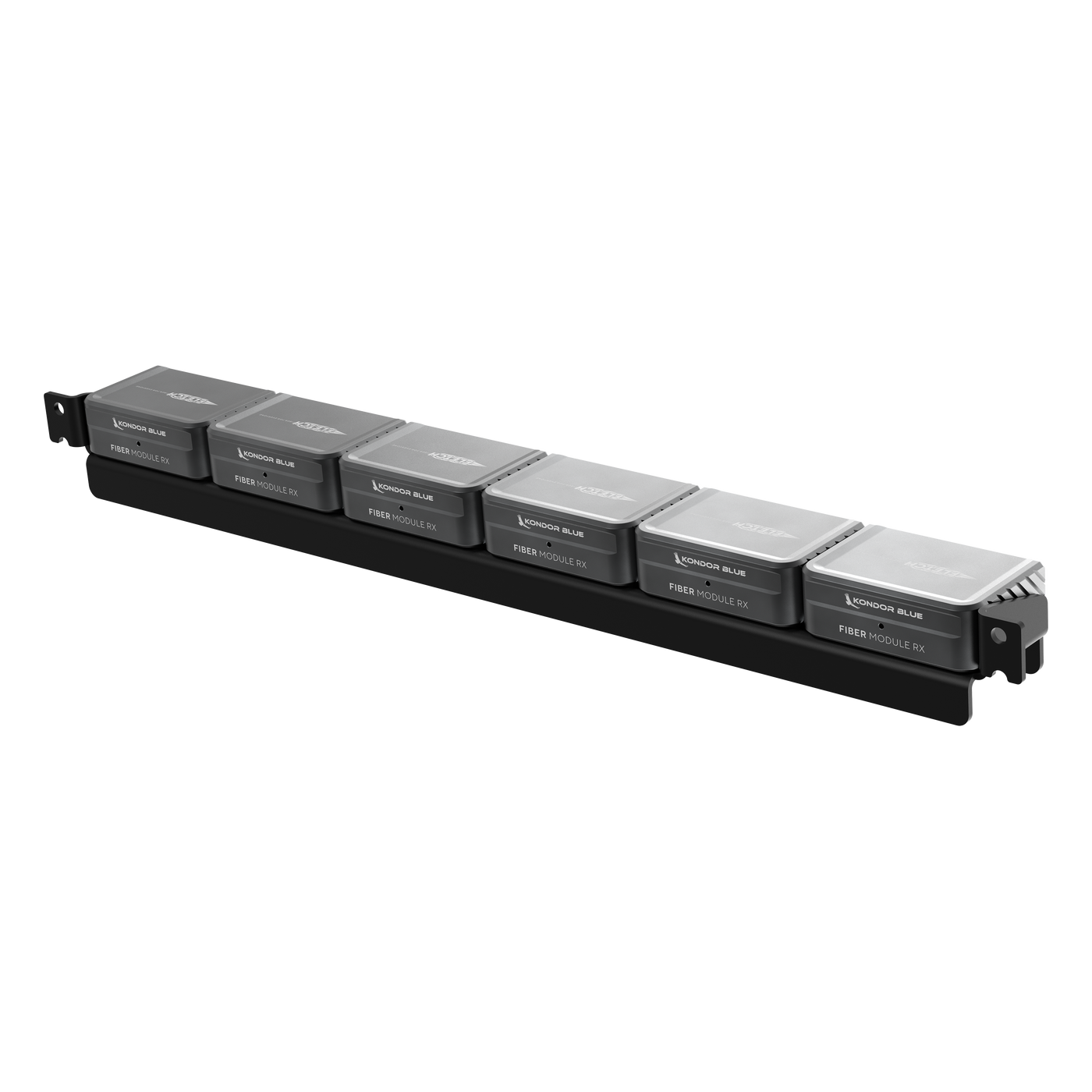1U 19" Rack Shelf for Fletch RX Units – Holds Up to 6 Receivers