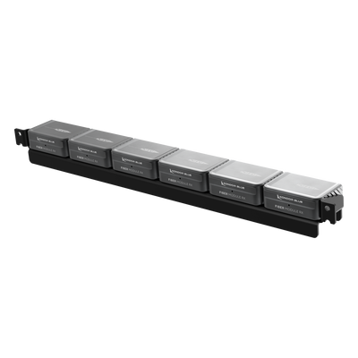 1U 19" Rack Shelf for Fletch RX Units – Holds Up to 6 Receivers