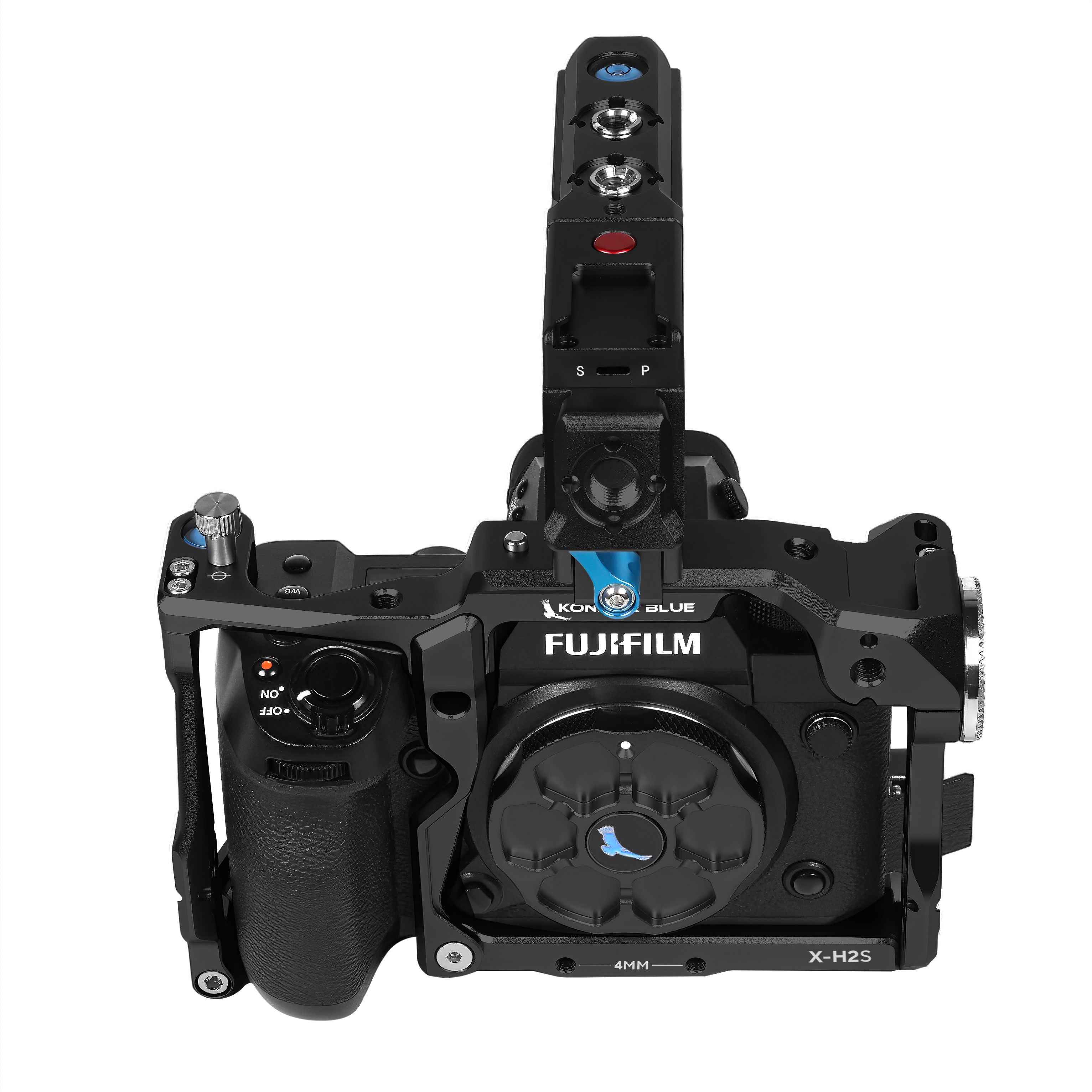 Fujifilm X-H2S Cage/Rig - Space Gray or Black | Kondor Blue