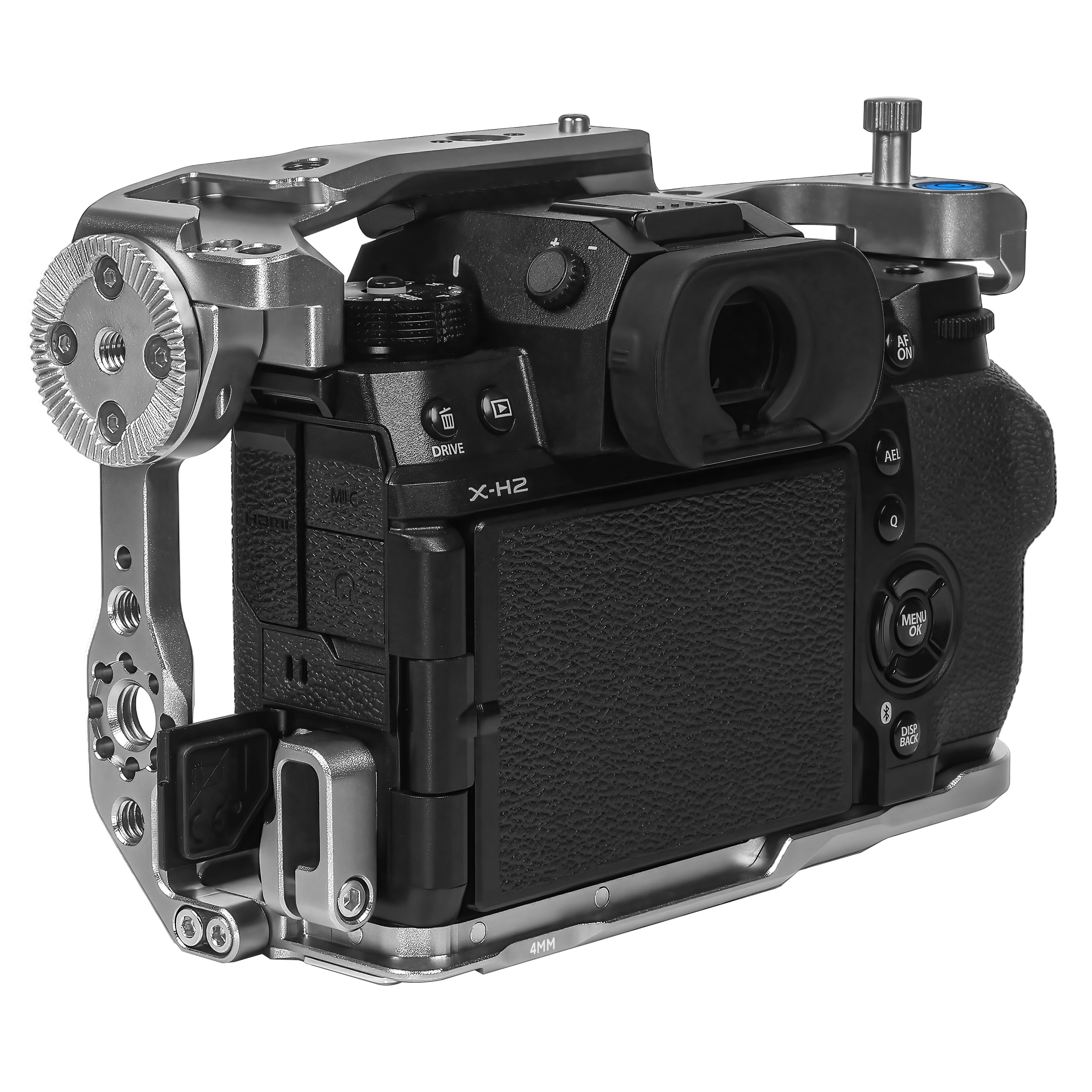 Fujifilm X-H2S Cage/Rig - Space Gray or Black | Kondor Blue