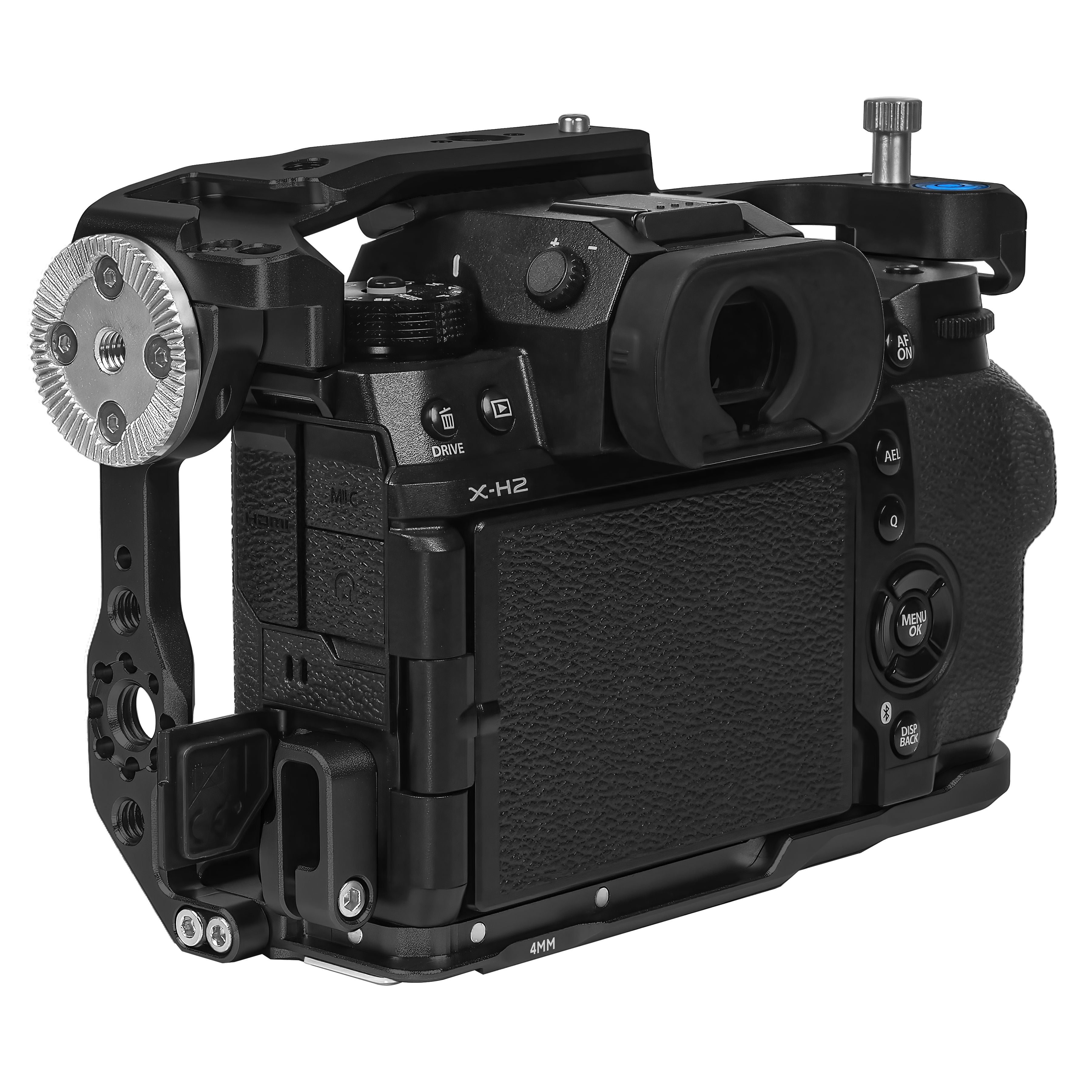 Fujifilm X-H2S Cage/Rig - Space Gray or Black | Kondor Blue