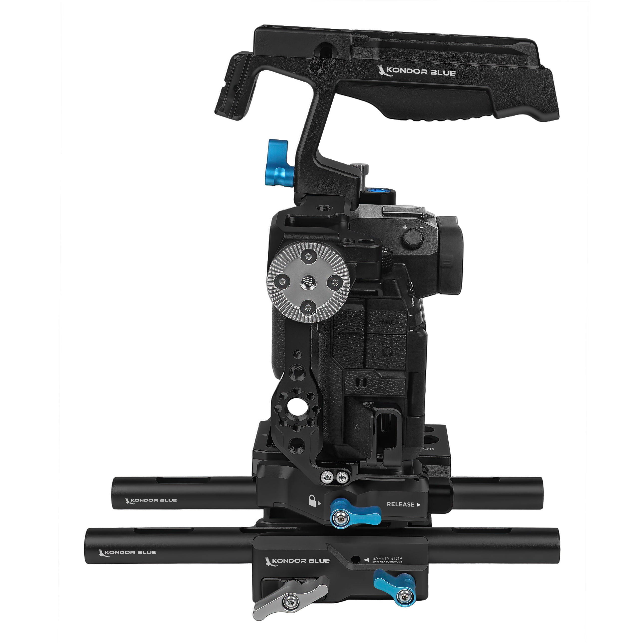 Fujifilm X-H2S Cage/Rig - Space Gray or Black | Kondor Blue
