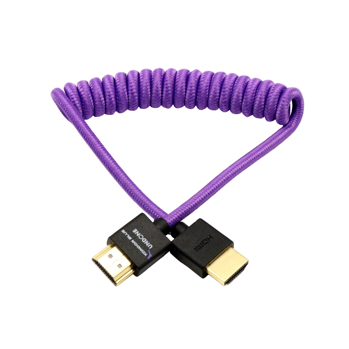 Gerald Undone MK2 Full HDMI Cable 12"-24" Coiled (Purple)