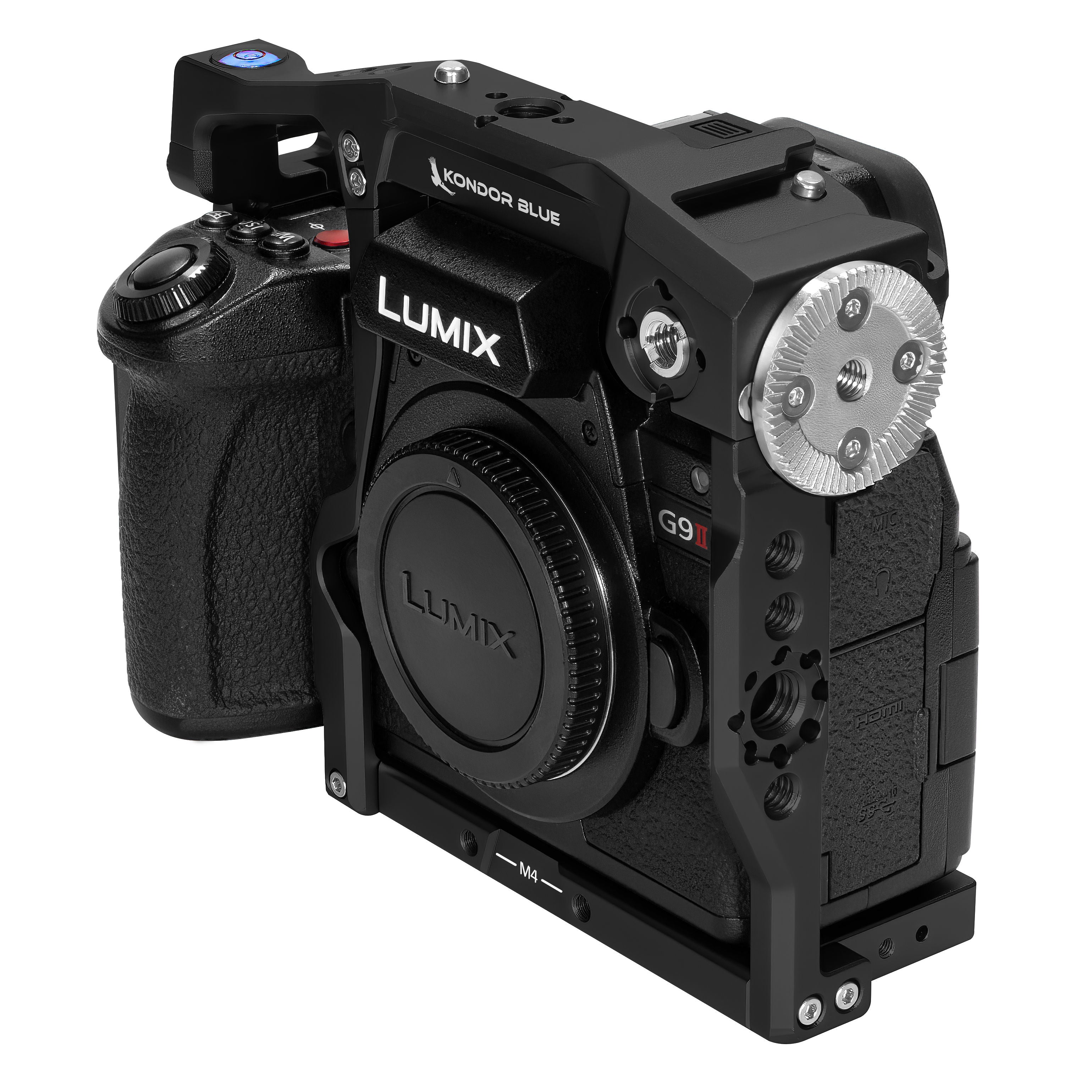 Panasonic LUMIX G9 II Cage with Base Rig MKII + Top Handle Options