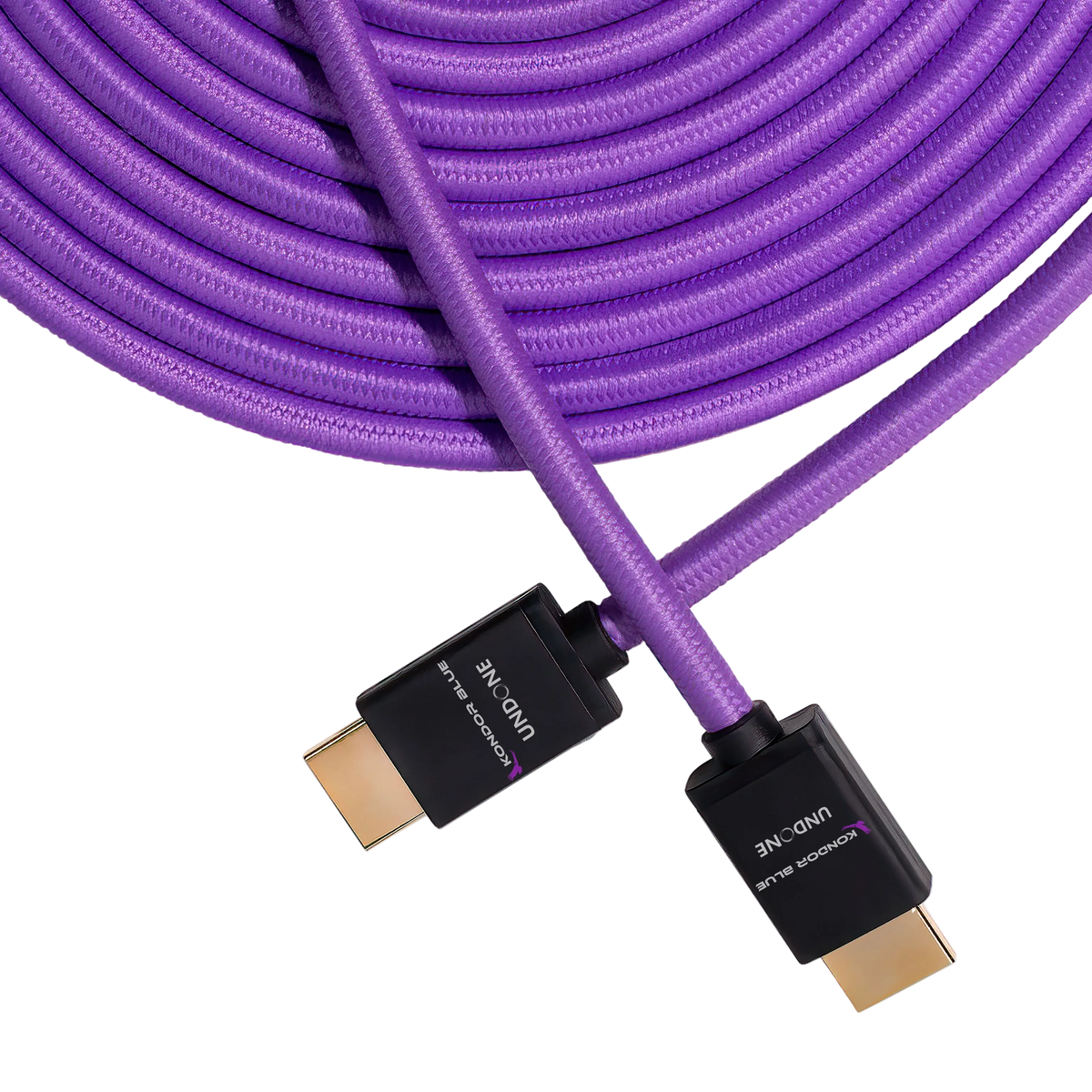 Gerald Undone 15 FT Full HDMI Cable 4K 30HZ (Purple)