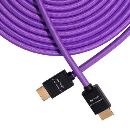 Gerald Undone 15 FT Full HDMI Cable 4K 30HZ (Purple)