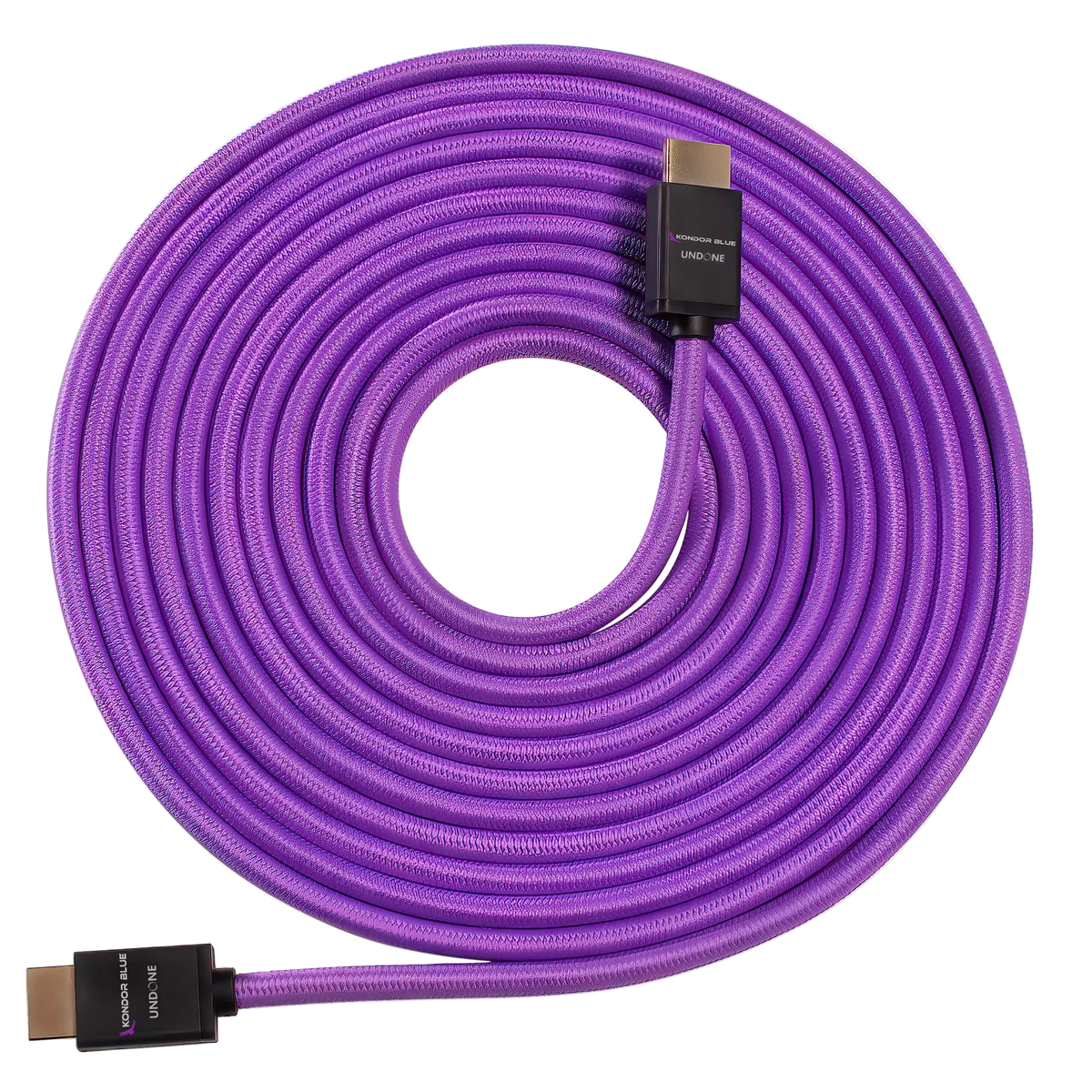 Gerald Undone 15 FT Full HDMI Cable 4K 30HZ (Purple)