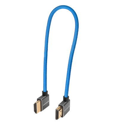 12” Right Angle to Left Angle Full HDMI Straight Cable