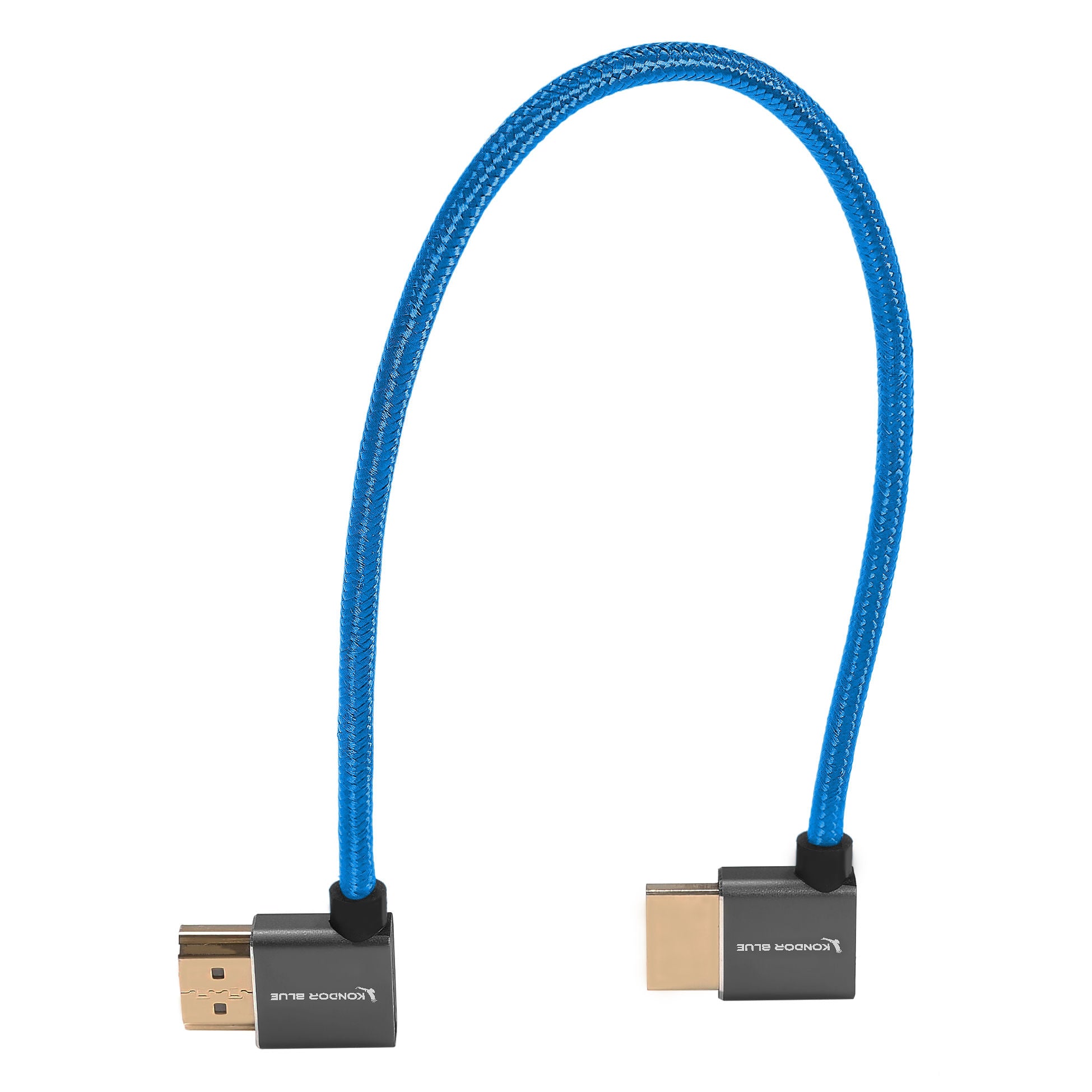 12” Right Angle to Left Angle Full HDMI Straight Cable