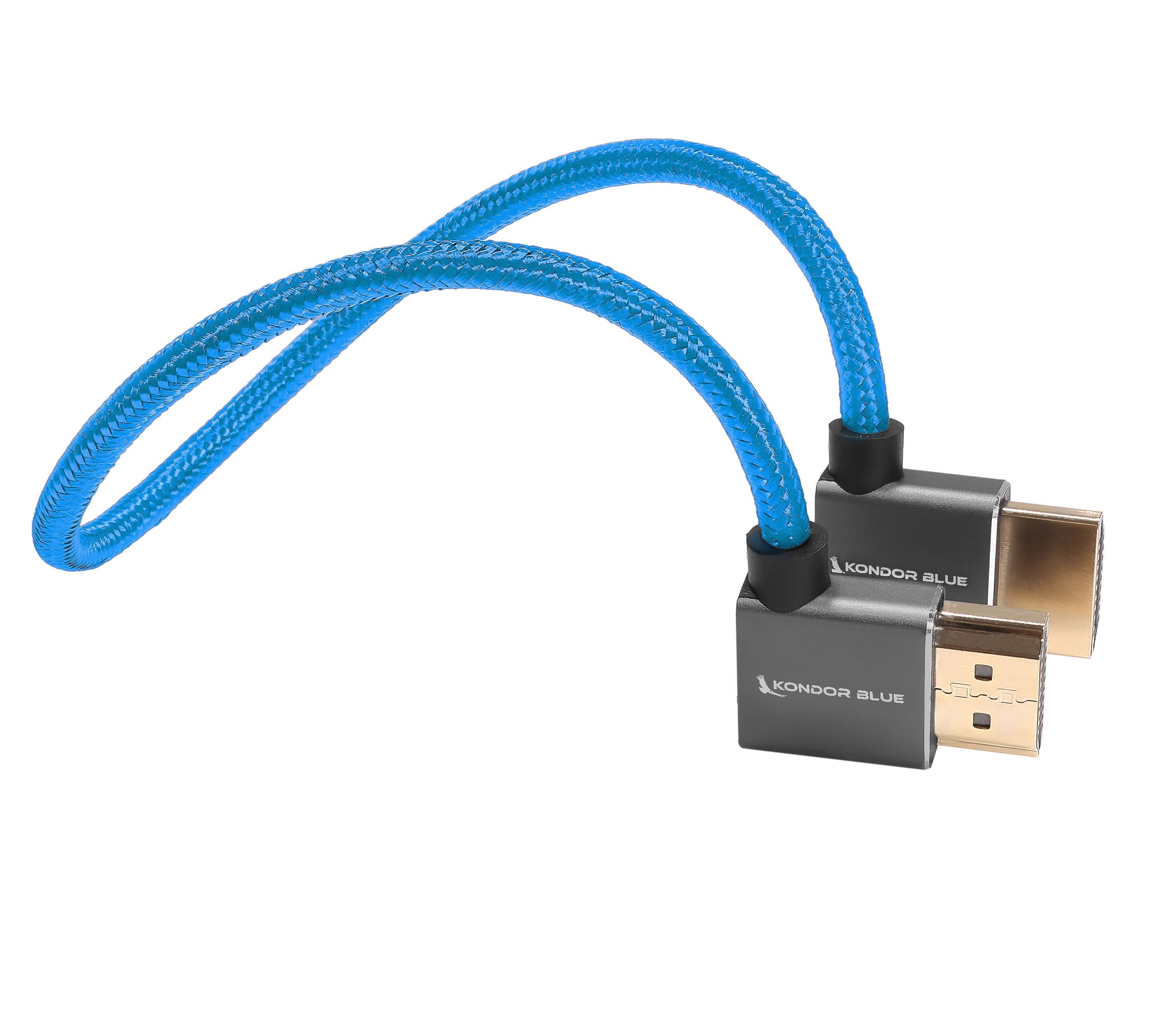 12” Right Angle to Left Angle Full HDMI Straight Cable