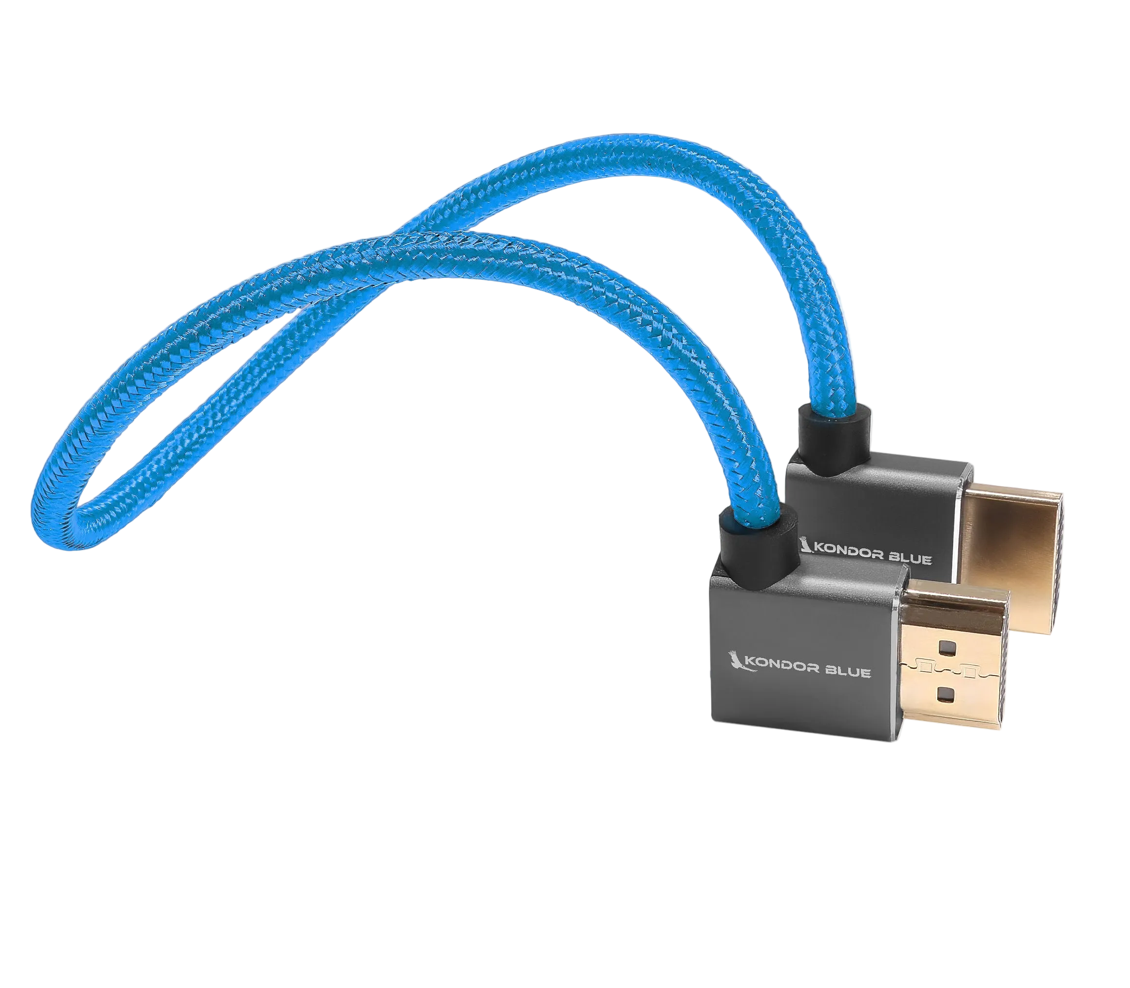 12” Right Angle to Left Angle Full HDMI Straight Cable