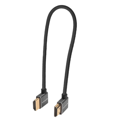 12” Right Angle to Left Angle Full HDMI Straight Cable
