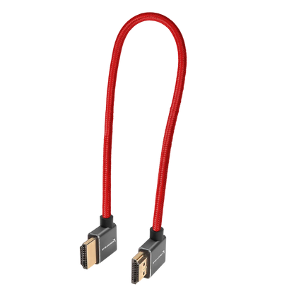 12” Right Angle to Left Angle Full HDMI Straight Cable