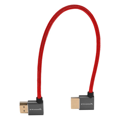 12” Right Angle to Left Angle Full HDMI Straight Cable