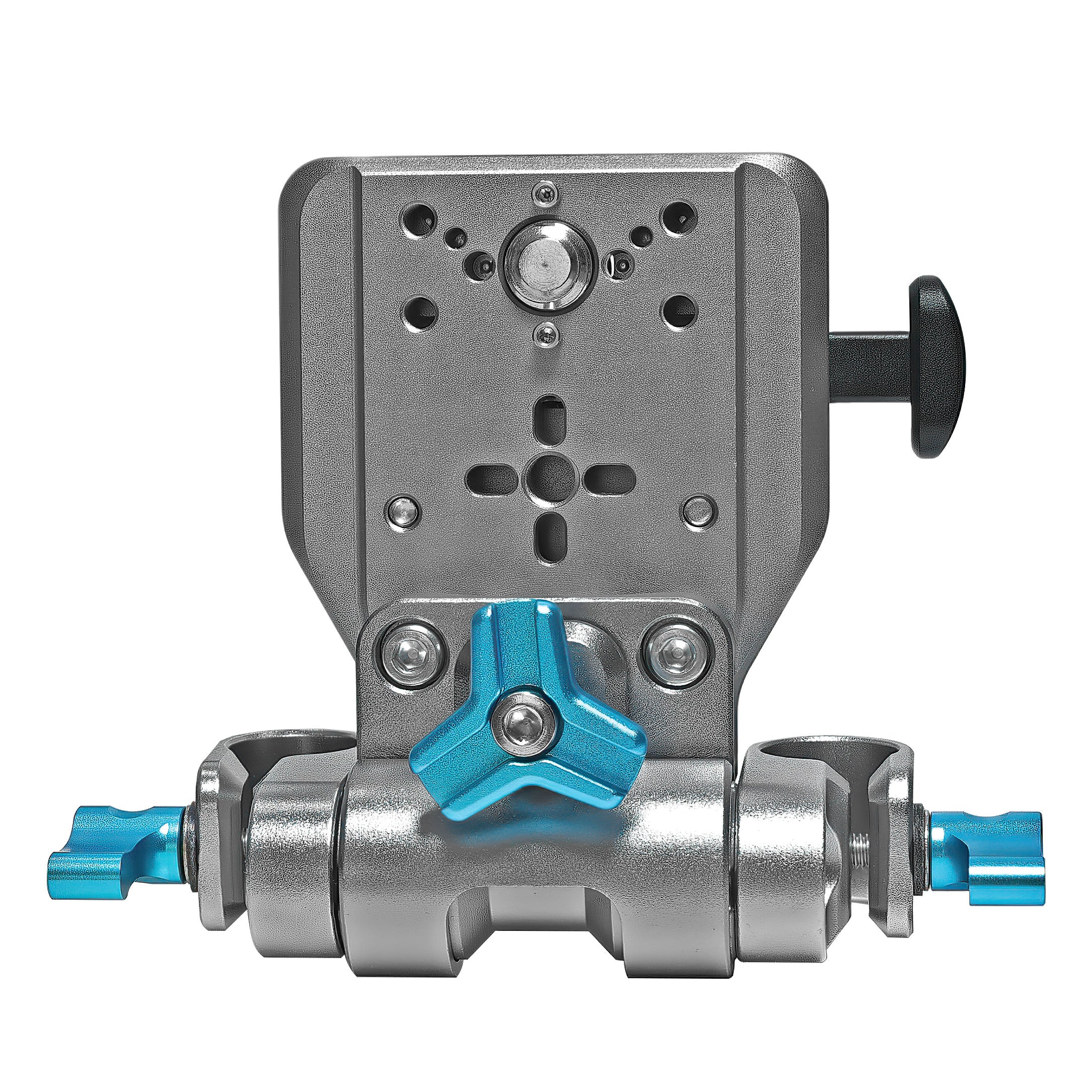 デジタルカメラ Kondor Blue Mini V-Mount Basic Rod Kit Mini V-Mount Battery Plate with Dual 15mm Rod Block – Kondor Blue
