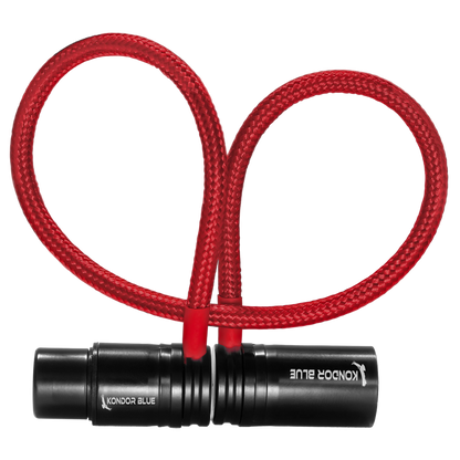 16” Straight Low Profile Right Angle XLR Cable