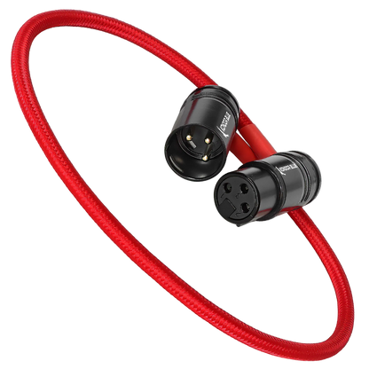 16” Straight Low Profile Right Angle XLR Cable