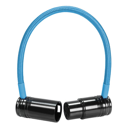 8” Straight Low Profile Right Angle XLR Cable