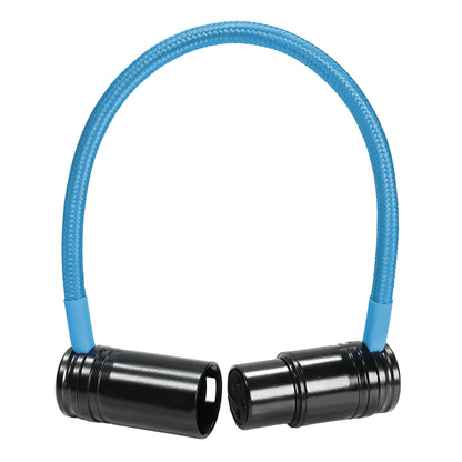 8” Straight Low Profile Right Angle XLR Cable