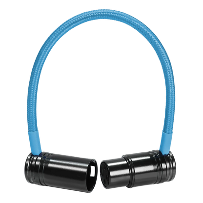 8” Straight Low Profile Right Angle XLR Cable