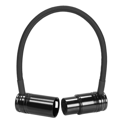 8” Straight Low Profile Right Angle XLR Cable