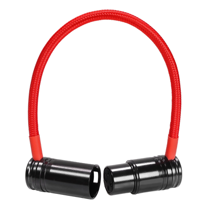 8” Straight Low Profile Right Angle XLR Cable