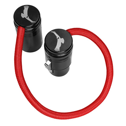 8” Straight Low Profile Right Angle XLR Cable