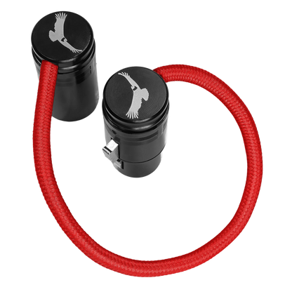 8” Straight Low Profile Right Angle XLR Cable