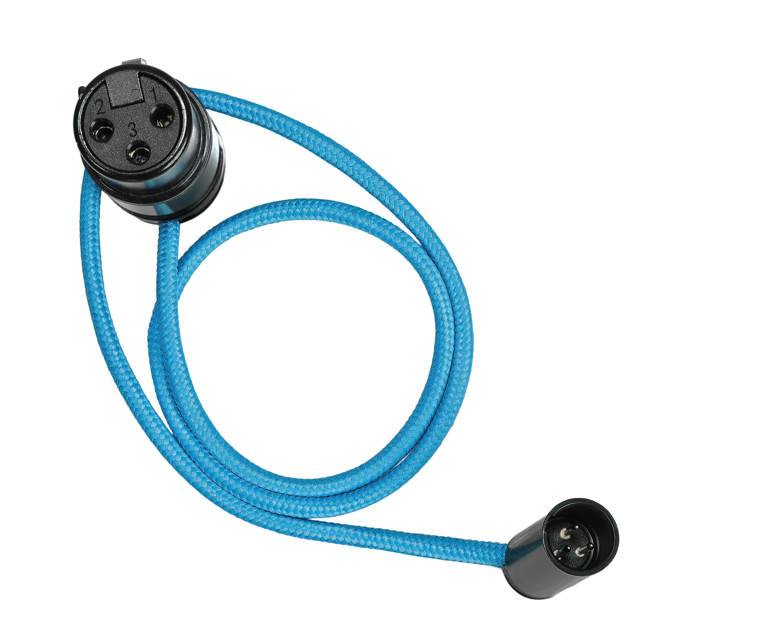 17" Mini Adjustable XLR Male to Adjustable Female XLR Audio Cable