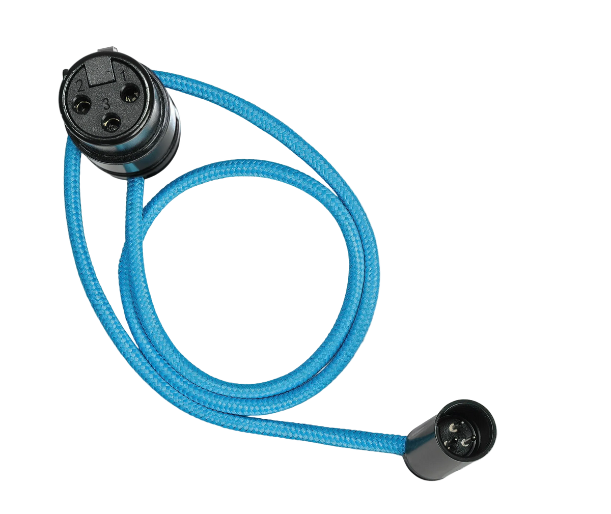 17" Mini Adjustable XLR Male to Adjustable Female XLR Audio Cable
