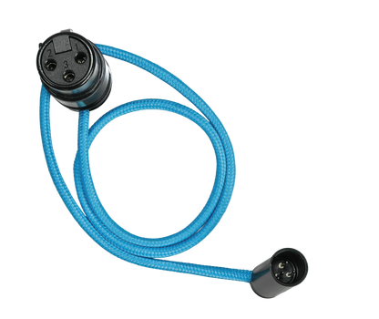 17" Mini Adjustable XLR Male to Adjustable Female XLR Audio Cable