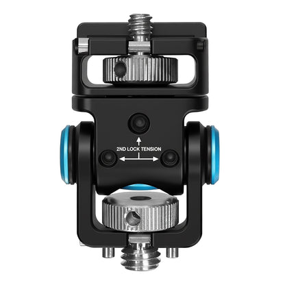 1/4" Swivel Tilt Monitor Mount with ARRI Pin (Pan/Tilt)