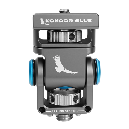 1/4" Swivel Tilt Monitor Mount with ARRI Pin (Pan/Tilt)